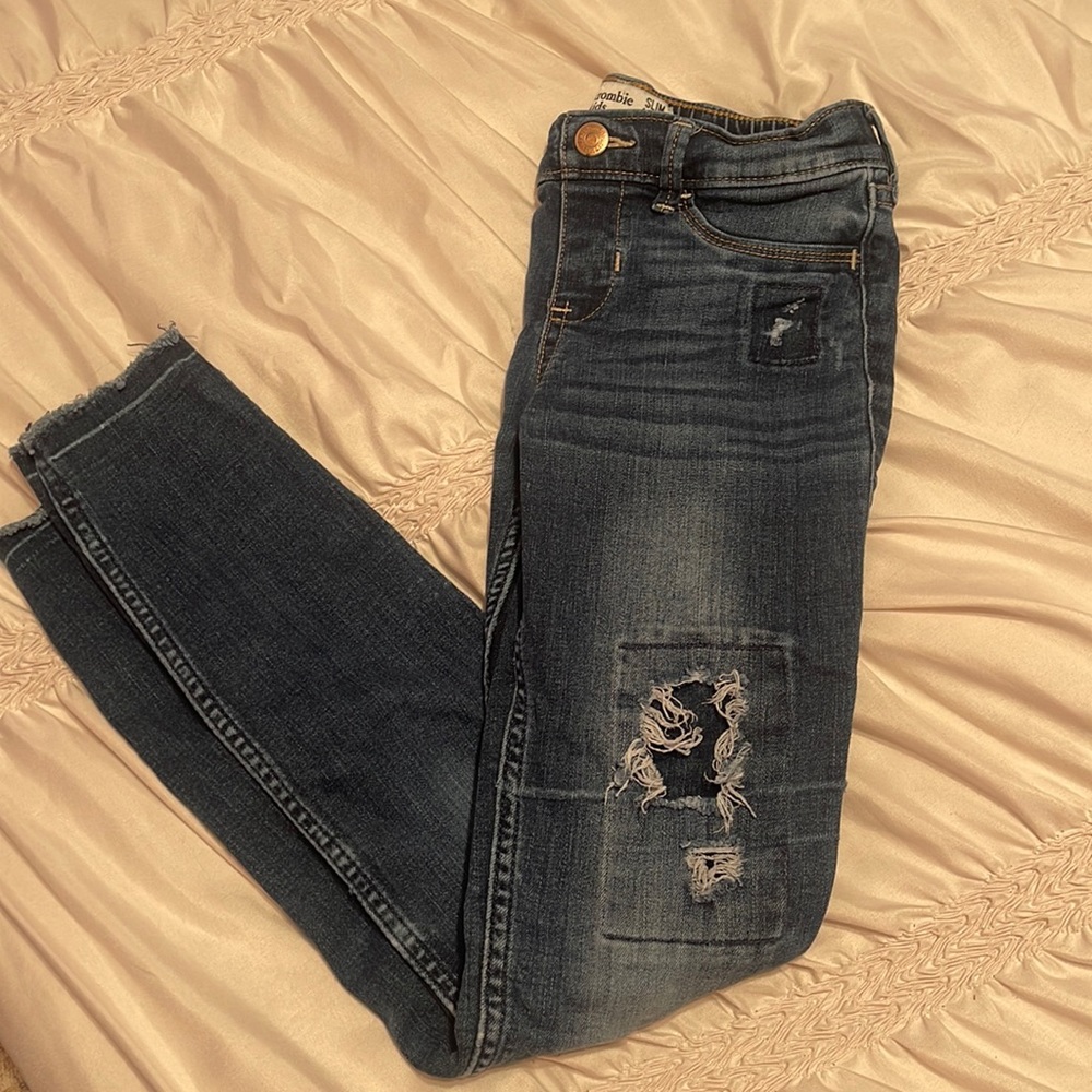 Abercrombie girls jean leggings slim size 11/12